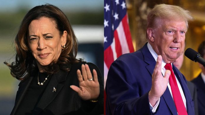 Kamala Harris dan Donald trump