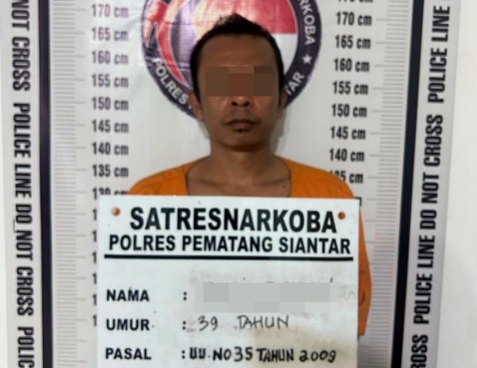 Pelaku JHT saat diamankan Polres Siantar