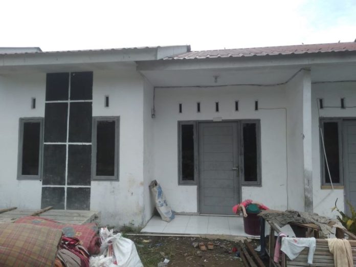 Rumah kontrakan tempat pelaku dan korban tinggal