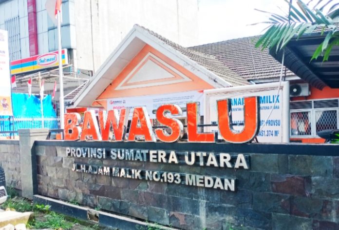 Kantor Bawaslu Provinsi Sumut. (f:maulana/mistar)