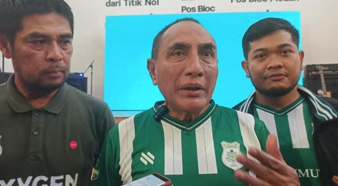 Pembina PSMS Medan, Edy Rahmayadi.