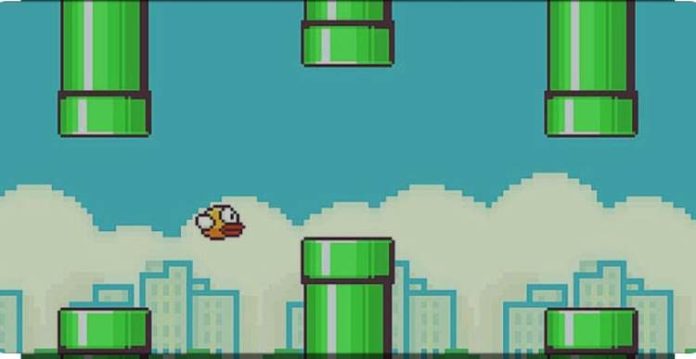 Game legendaris Flappy Bird.