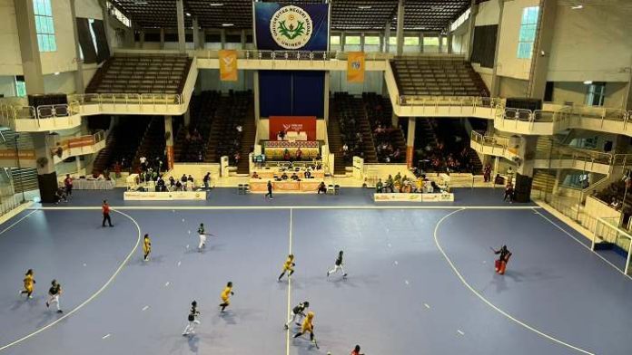 Hockey Indoor Putri Sumut vs Jatim.