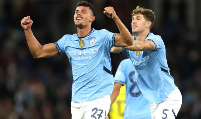 Manchester City Menang Tipis 2-1 atas Watford.