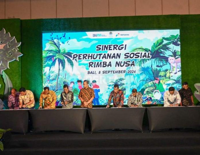 Pertamina Jalin 13 Kerja Sama untuk Percepatan Program Perhutanan Sosial di Indonesia.