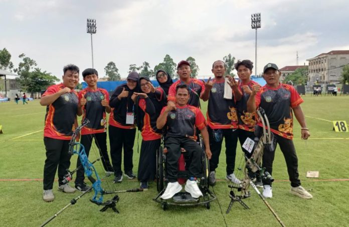 Atlet NPC Sumut yang berlaga di Peparnas XVII Solo 2024