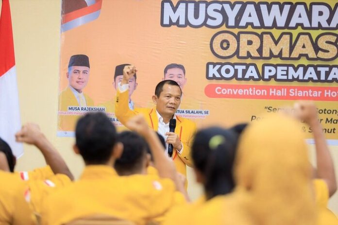 Wakil Ketua DPRD Pematangsiantar, Daud Simanjuntak (f:ist/mistar)