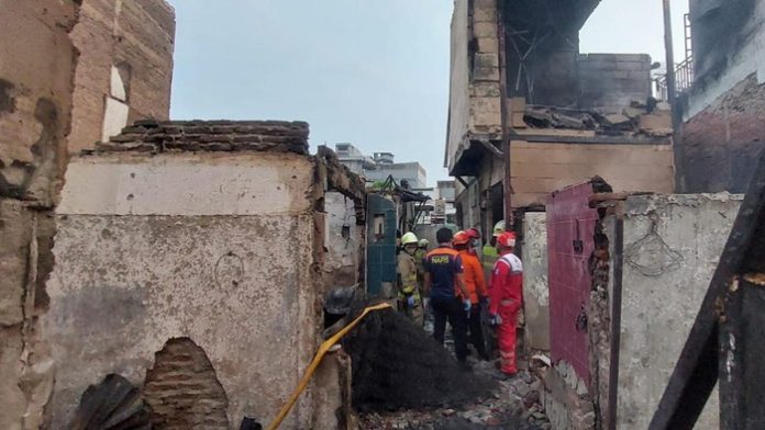 Sekitar 30 rumah terbakar di Tambora, Jakarta Barat (f:ist/mistar)