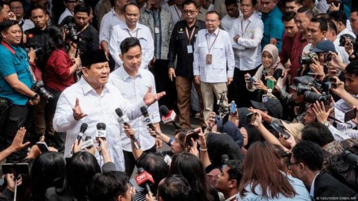 Prabowo Subianto bersama Gibran (f:ist/mistar)