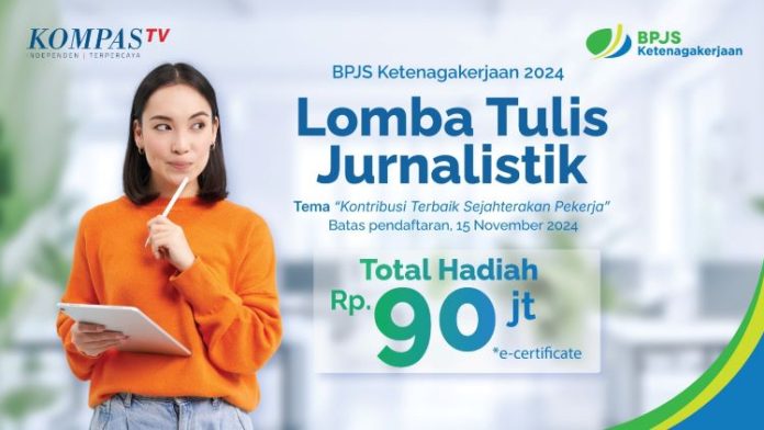 BPJS Ketenagakerjaan menggelar pelaksanaan Lomba Tulis Jurnalistik 2024.