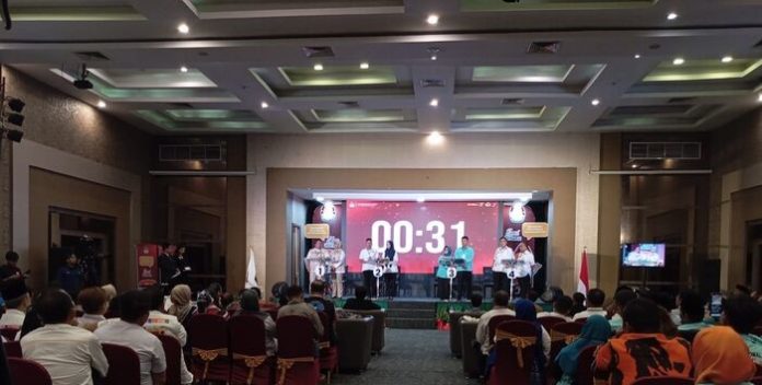 Debat Pilkada Pematangsiantar Tahun 2024 di Hotel Grand Zuri (f:gideon/mistar)