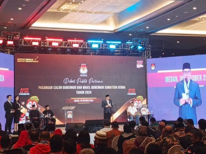 Debat publik pertama Pilgub Sumut