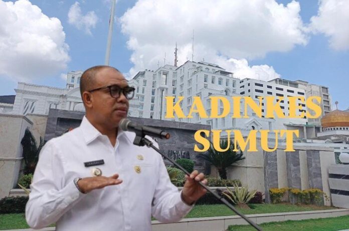 Muhamad Faisal Hasrimy resmi dilantik menjadi Kepala Dinas (Kadis) Kesehatan Provinsi Sumatera. (f:ist/mistar)