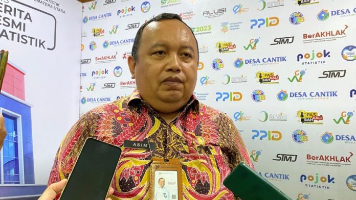 Kepala BPS Sumut, Asim Saputra