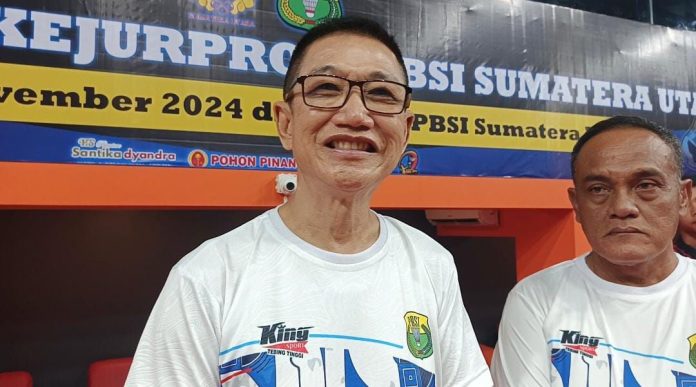 Ketua Pengprov PBSI Sumut, Ngadimin Suripno