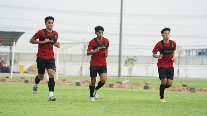 Latihan Fisik Timnas Indonesia U-22