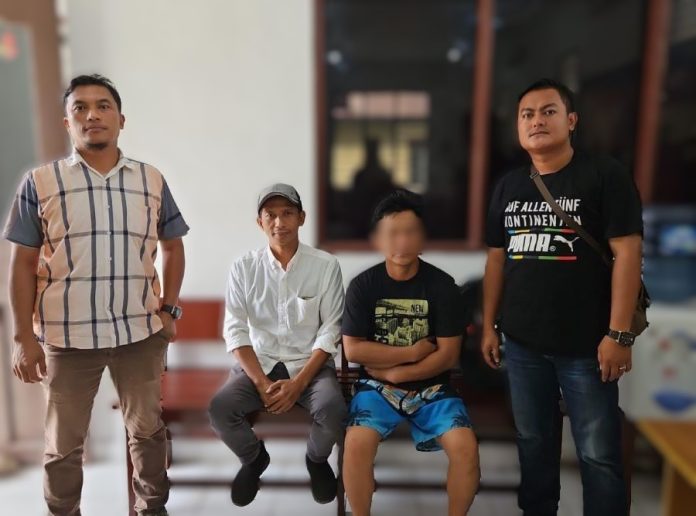 Polsek Tanah Jawa Polres Simalungun menangkap dua orang diduga tersangka kasus kekerasan dan penganiayaan