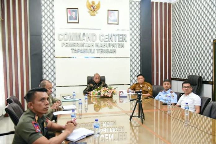 Rapat koordinasi persiapan pelaksanaan Pilkada di Provinsi Sumatera Utara tahun 2024, melalui zoom meeting