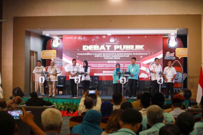 Debat publik Kandidat Pilkada Pematangsiantar.