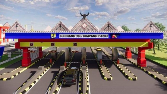 Gerbang Tol Simpang Panei.