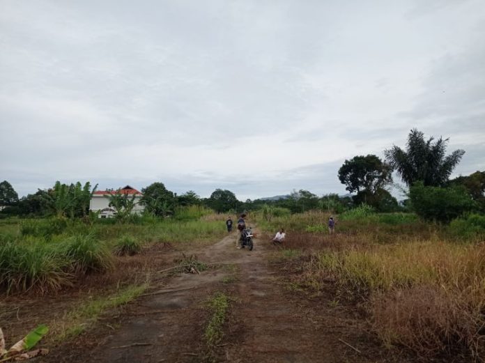 Akses ke luar masuk outer ringroad Jalan Siantar-Saribu Dolok menuju Jalan Parapat-Siantar, Kota Pematangsiantar.