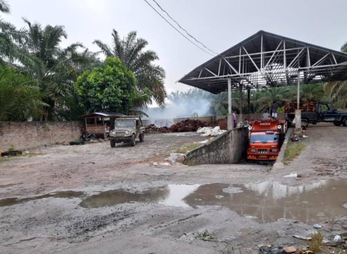 Tempat timbangan digital di Kabupaten Simalungun.