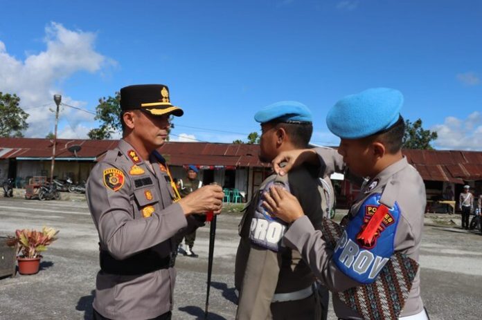 Polres Taput laksanakan gelar persiapan Operasi Lilin Toba (f:ist/mistar)