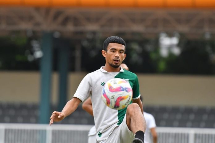 Pemain PSMS sedang melakukan Training persiapan melawan Fc Bekasi City (f:ist/mistar)