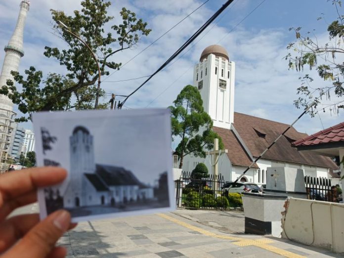 Gereja Protestan di Indonesia Bagian Barat (GPIB) tempo dulu dan sekarang.