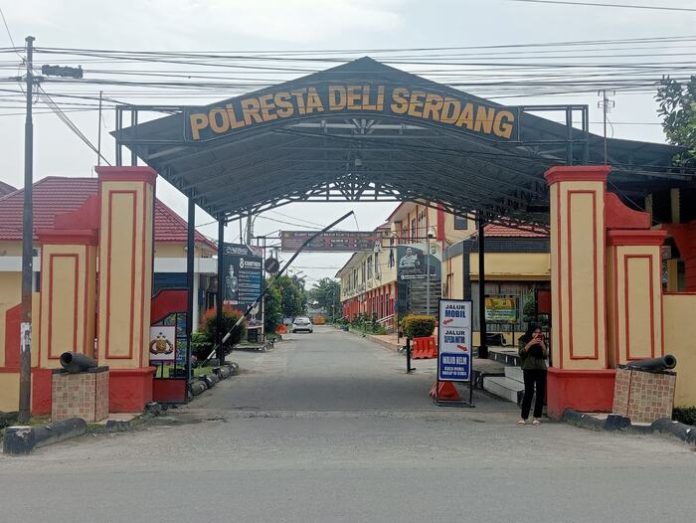 Polresta Deli Serdang masih terus memburu pelaku pembacokan terhadap seorang pelajar di Bangun Purba.(f:sembiring/mistar)