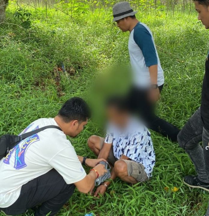 Tersangka narkoba ditangkap Polres Simalungun di kebun karet PT Bridgestone